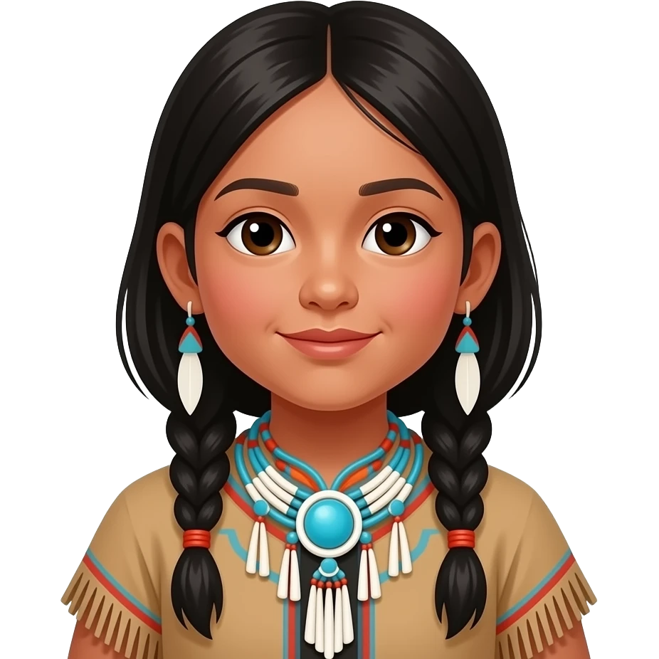 Native American children emoji