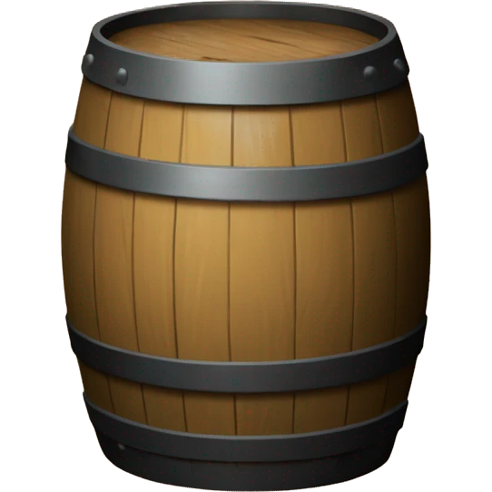 wooden barrel emoji