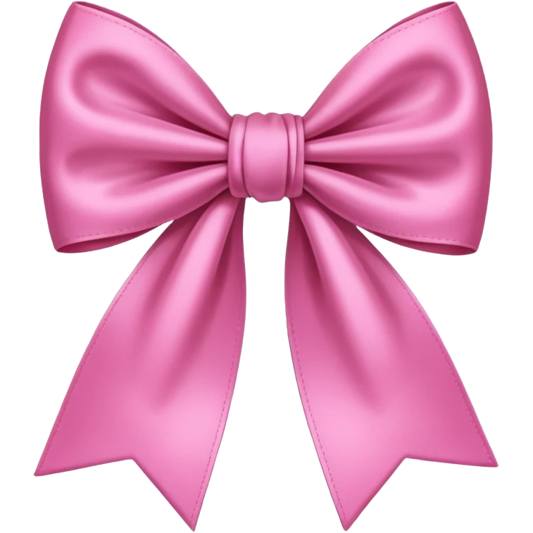 Pink bow emoji