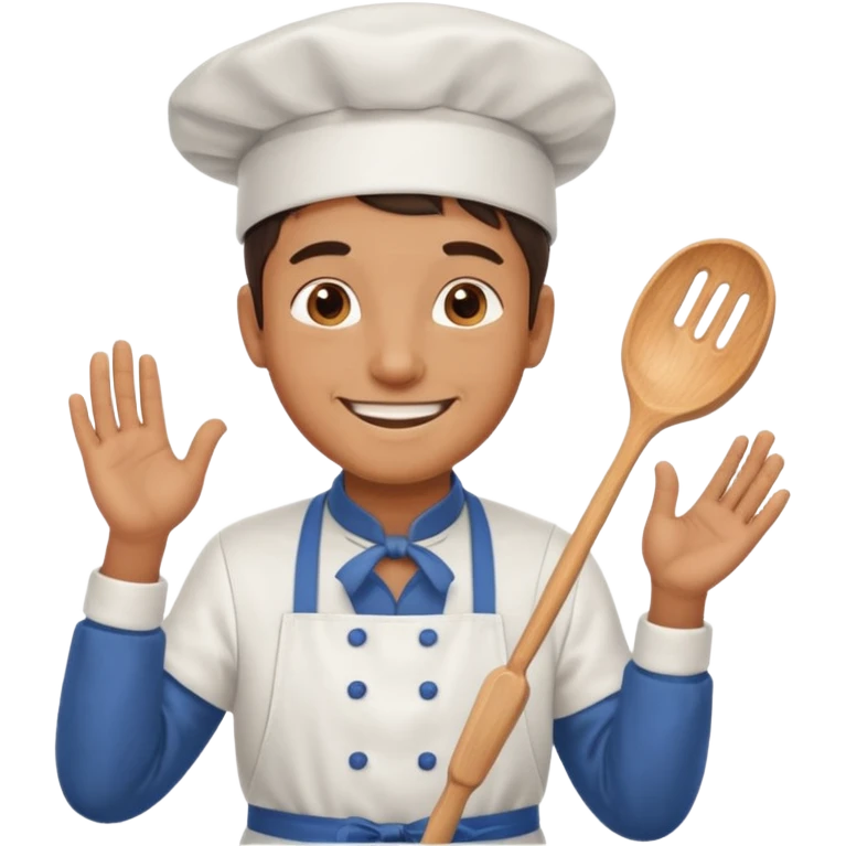 cook man without spoon  emoji