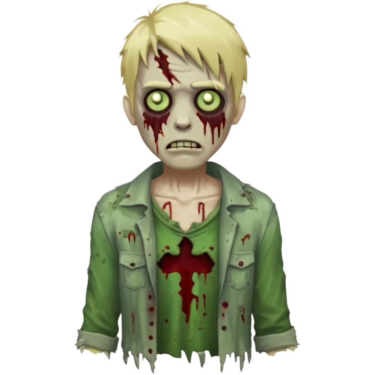 blonde zombie guy emoji
