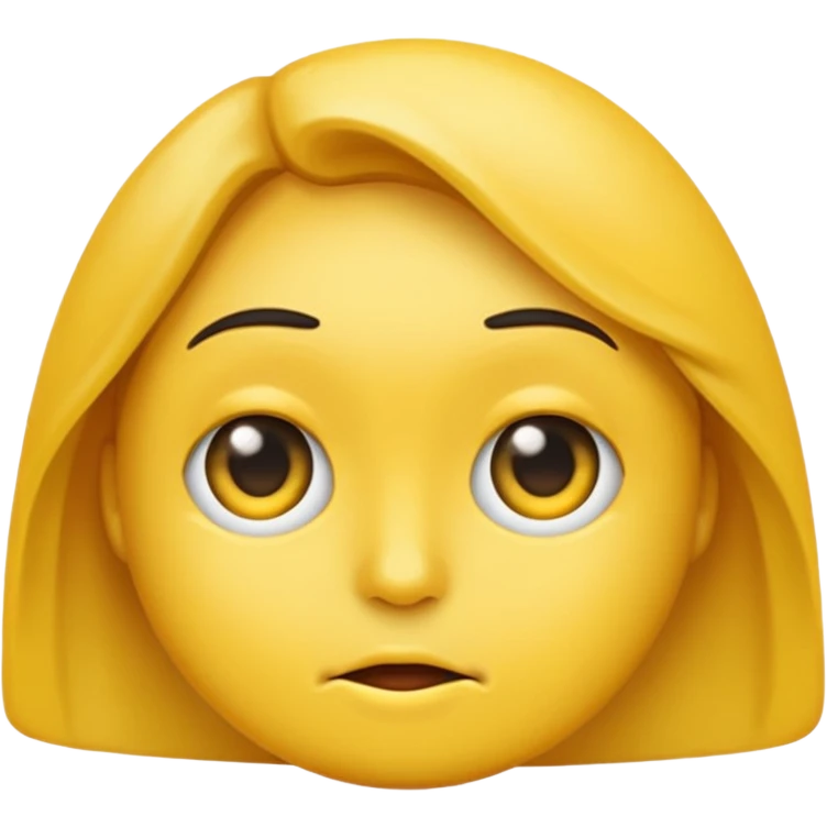Emoji side eye with 🎀 yellow emoji