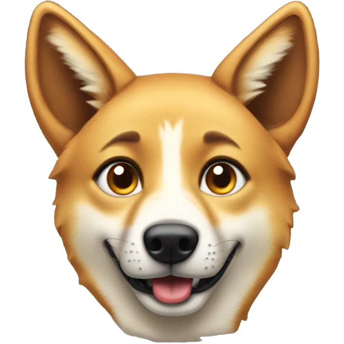 cute dingo  emoji