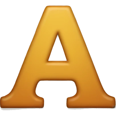letter a emoji