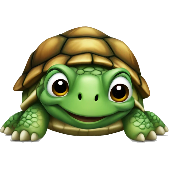 turtle with face emoji