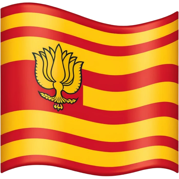 Karnataka flag without pole only the flag emoji