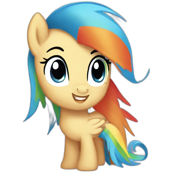 Rainbow dash emoji