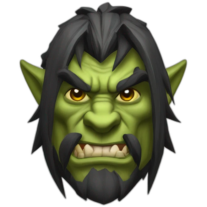 warcraft 3 wolf raider orc emoji