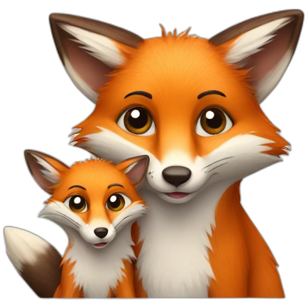fox with opossum emoji
