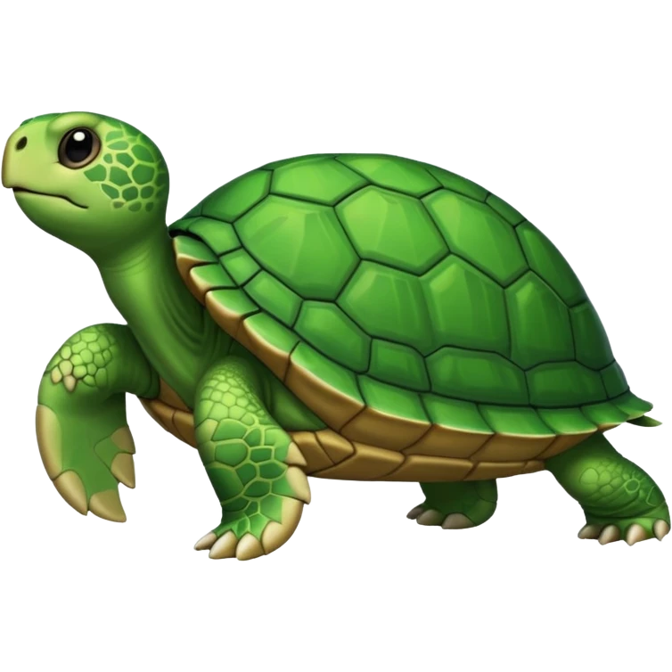 Une tortue avec un très très long cou emoji