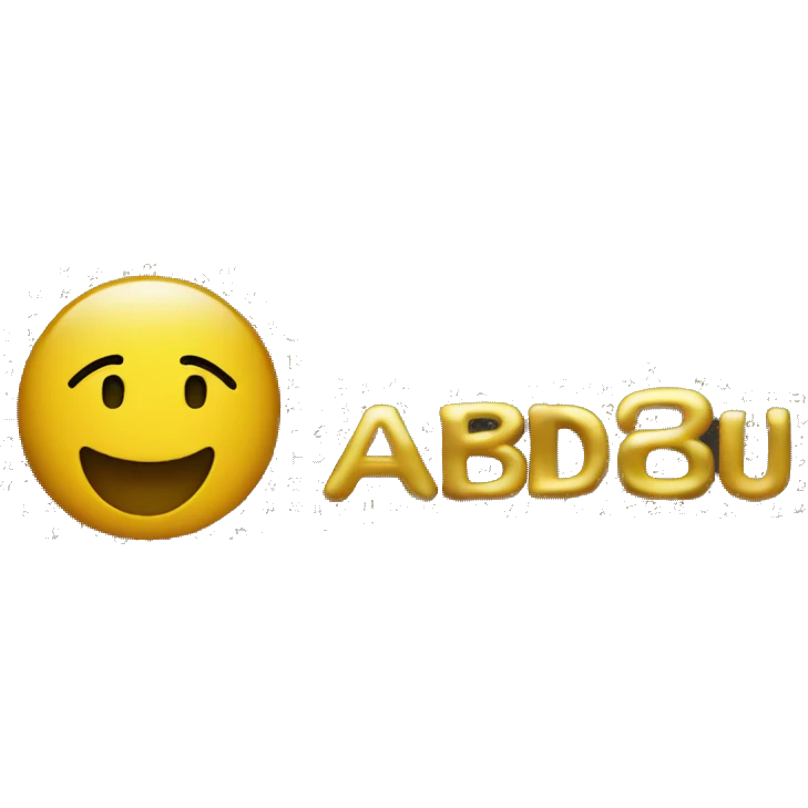 Abdul name written in gold font letters  emoji