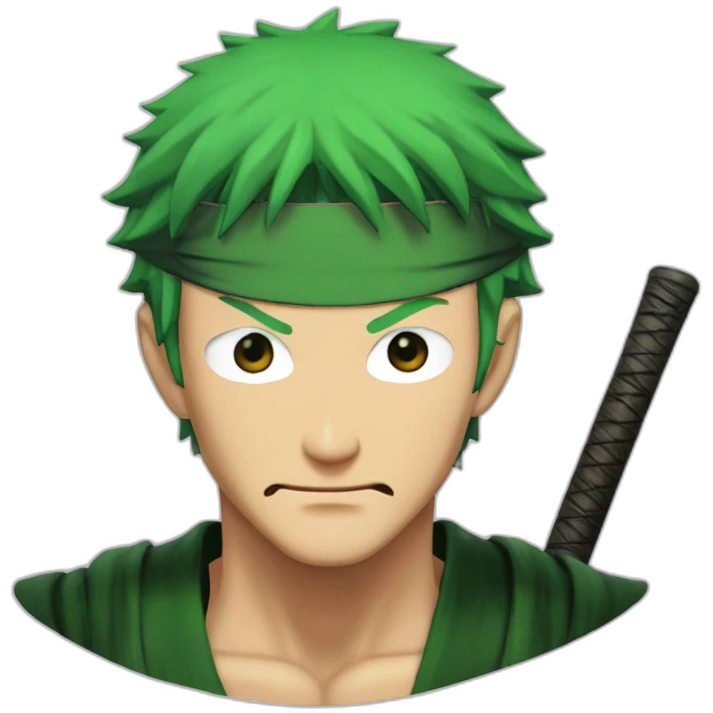 Roronoa Zoro One Piece emoji