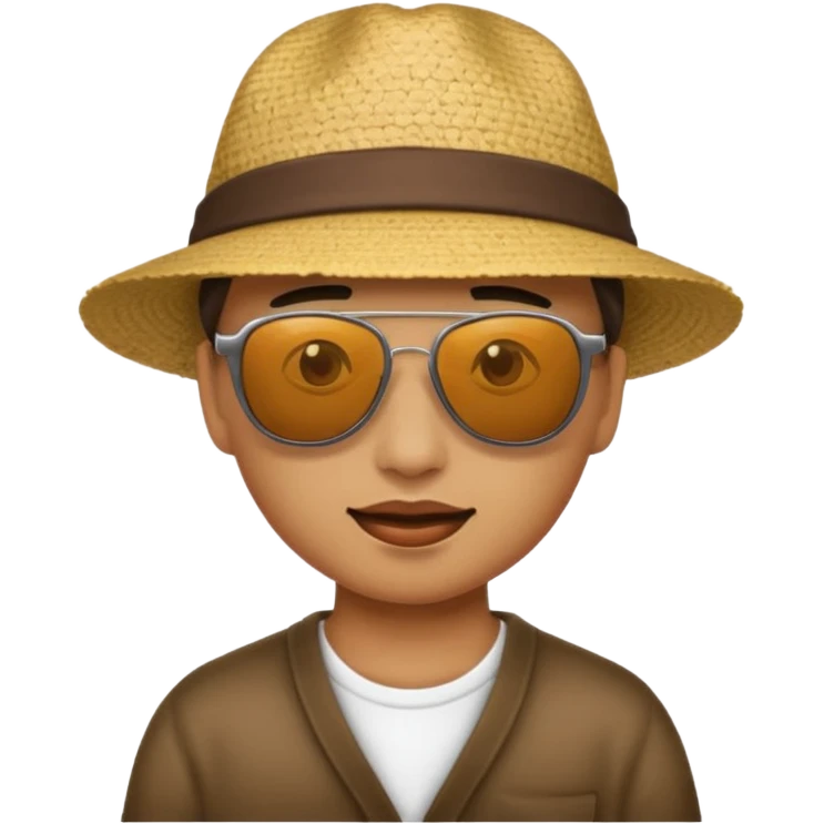 Persona bajo el sol emoji