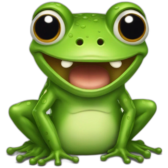 evil frog emoji