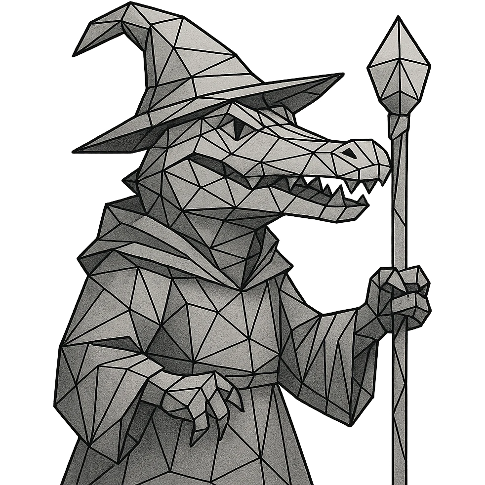 alligator wizard emoji