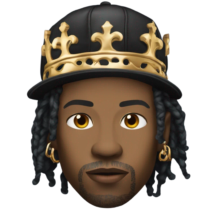King von the rapper emoji
