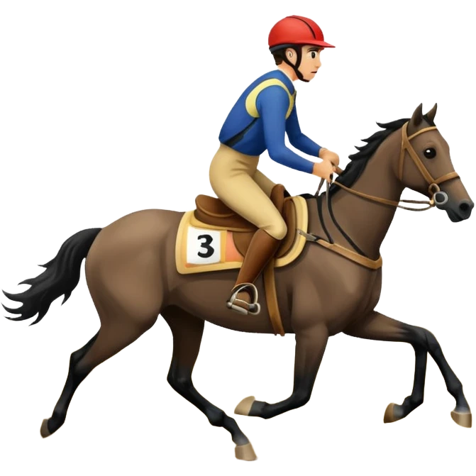 it is not endurance horse race emoji