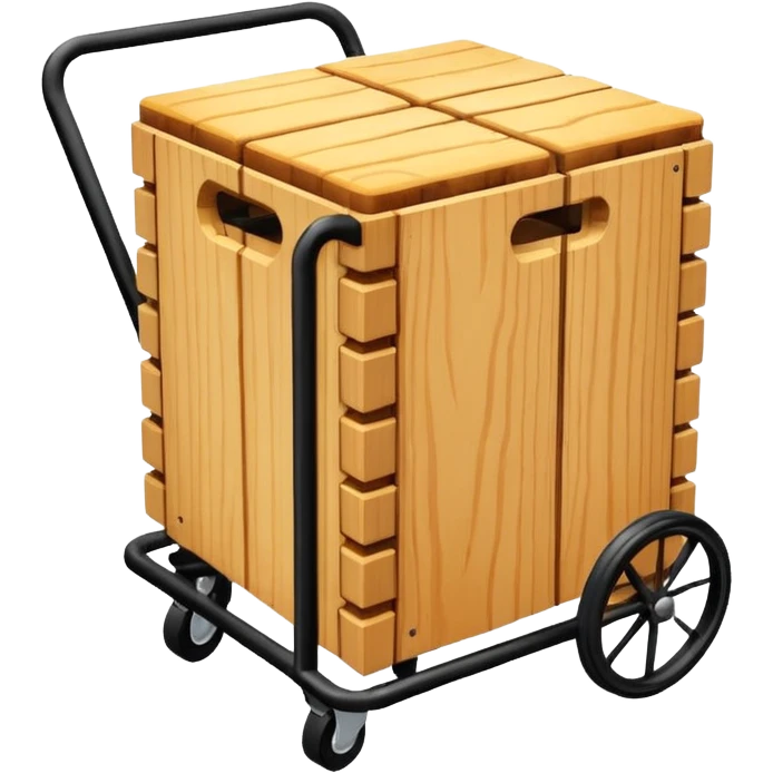 diy wood cube pancake cart plans for dewalt compressor wooden cube emoji