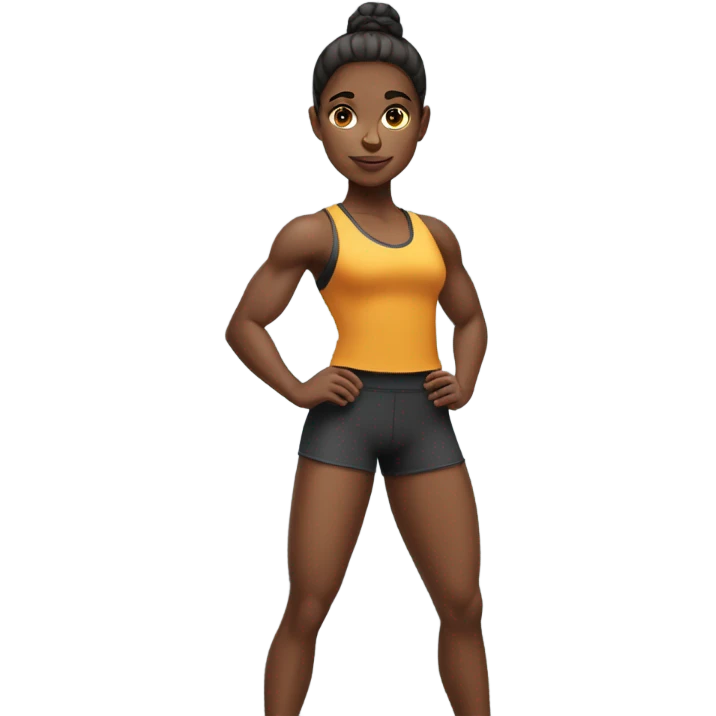 Athlete girl emoji