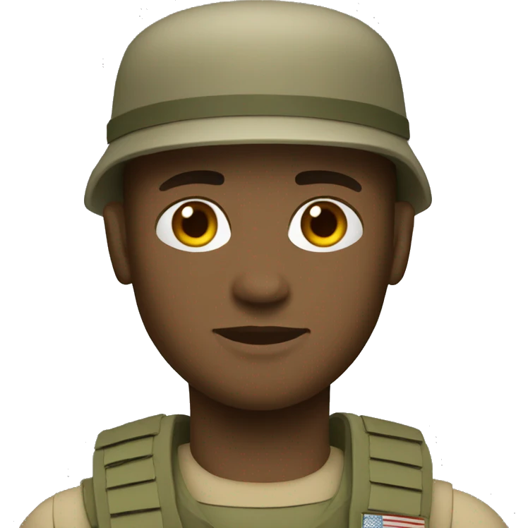 white american army soldier emoji