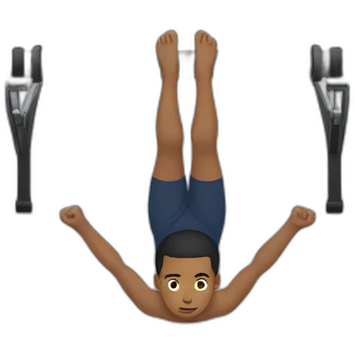 boy mixrace in front lever on drawbar emoji