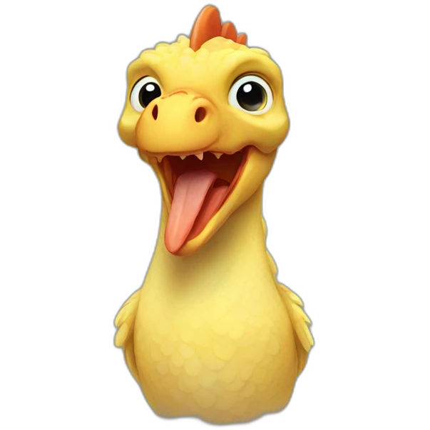 Dinosaur Chicken Hybrid emoji