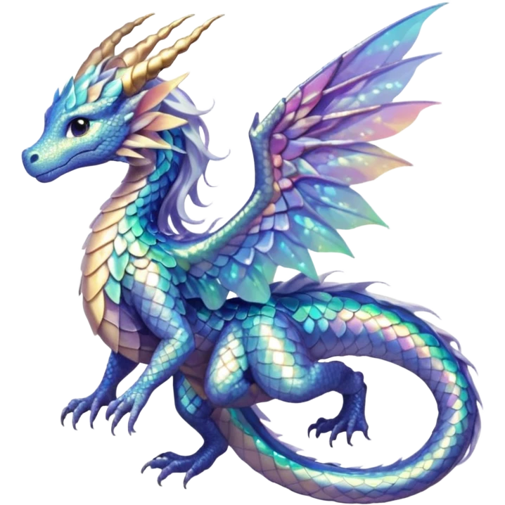 Anime Fae Dragon She her emoji