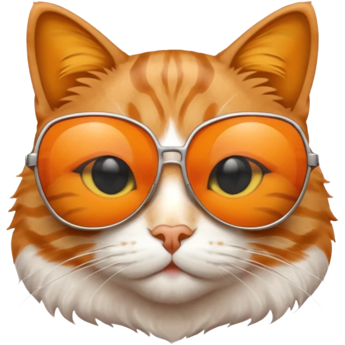 Cat wearing sunglasses emoji