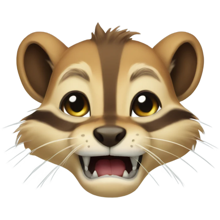 Sabertooth chipmunk emoji