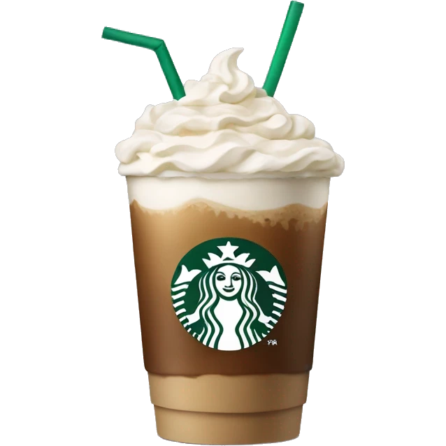 Starbucks Coffee with cream  emoji