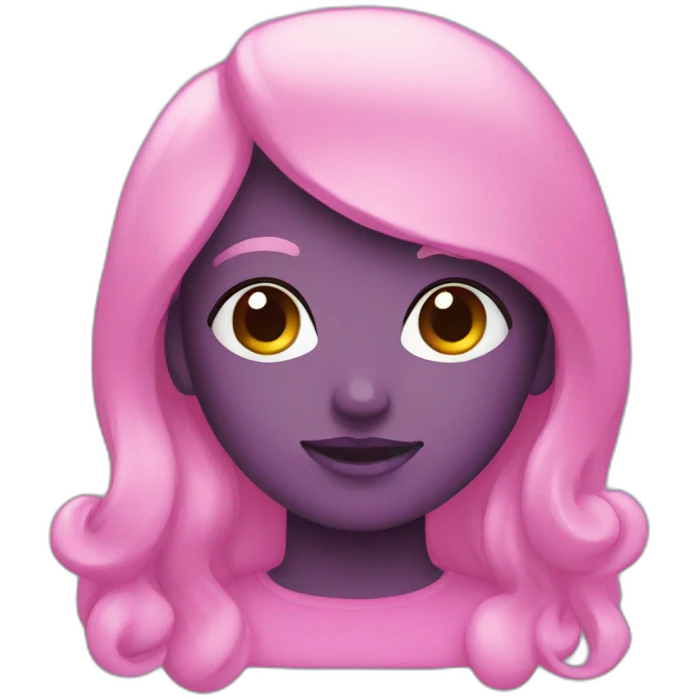Pink and purple emoji