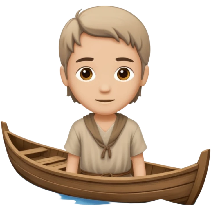Noah on a boat emoji