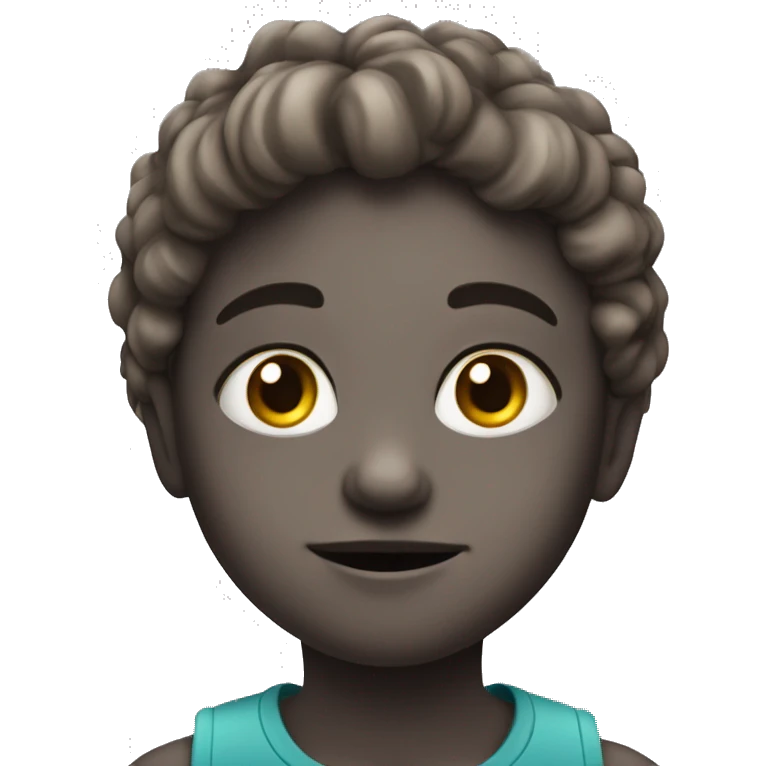 enfant avec yeux bleux emoji