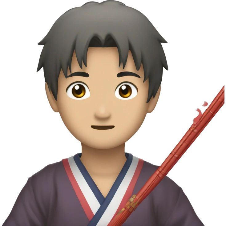 Animé Utachi uchiwa emoji