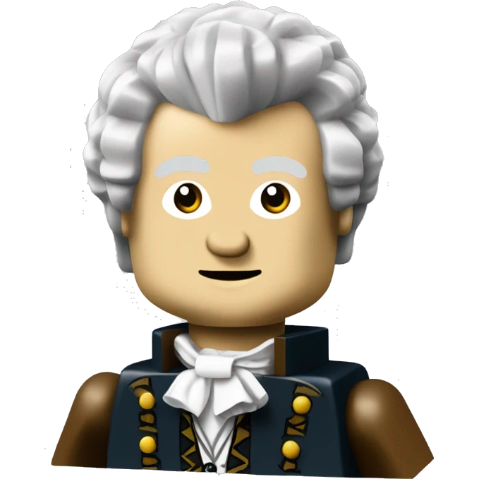 Wolfgang Amadeus Mozart lego full body emoji
