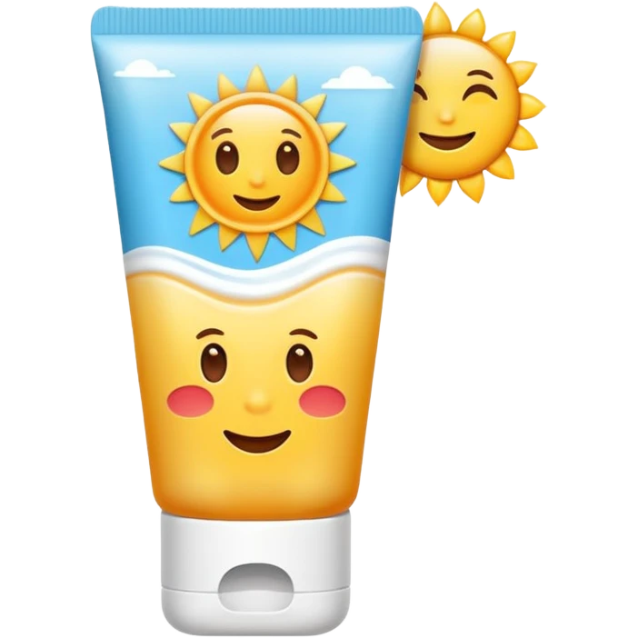 Sunscreen emoji