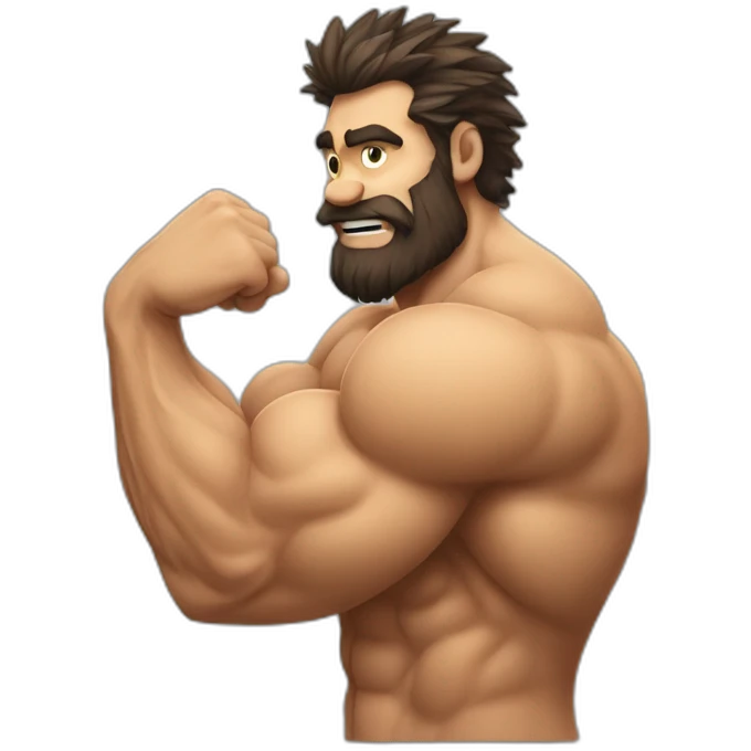 hairy bicep emoji