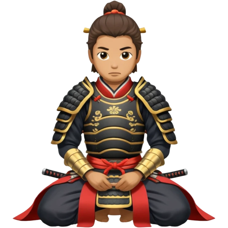 kneeling samurai emoji