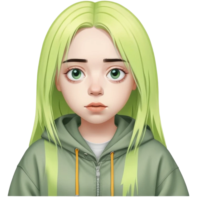 billie eilish outfit emoji