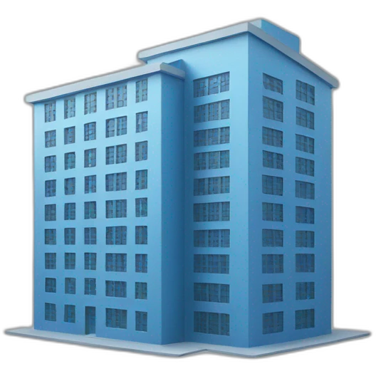 Blue building with CZUM written on it emoji