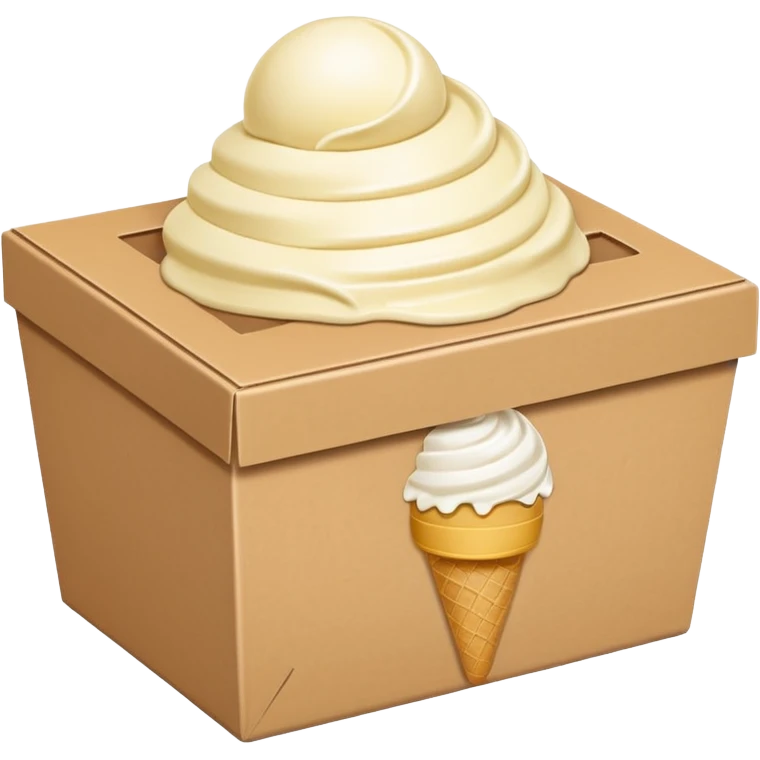 vanille eiscreme box emoji
