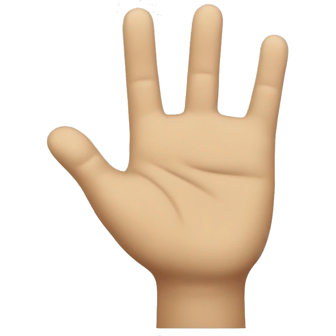 waving hand emoji