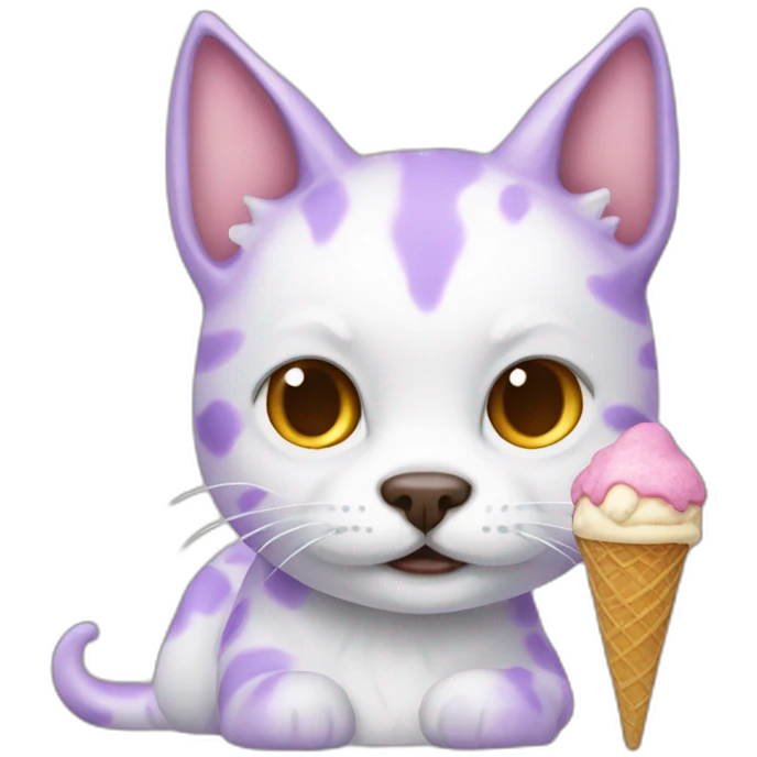 ice cream cat dragon dog emoji