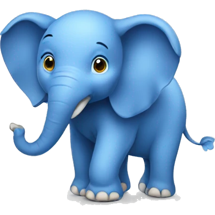 blue elephant emoji