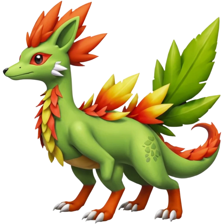 Sceptile-Inteleon-Delphox-Pokémon-Fakémon-creature emoji
