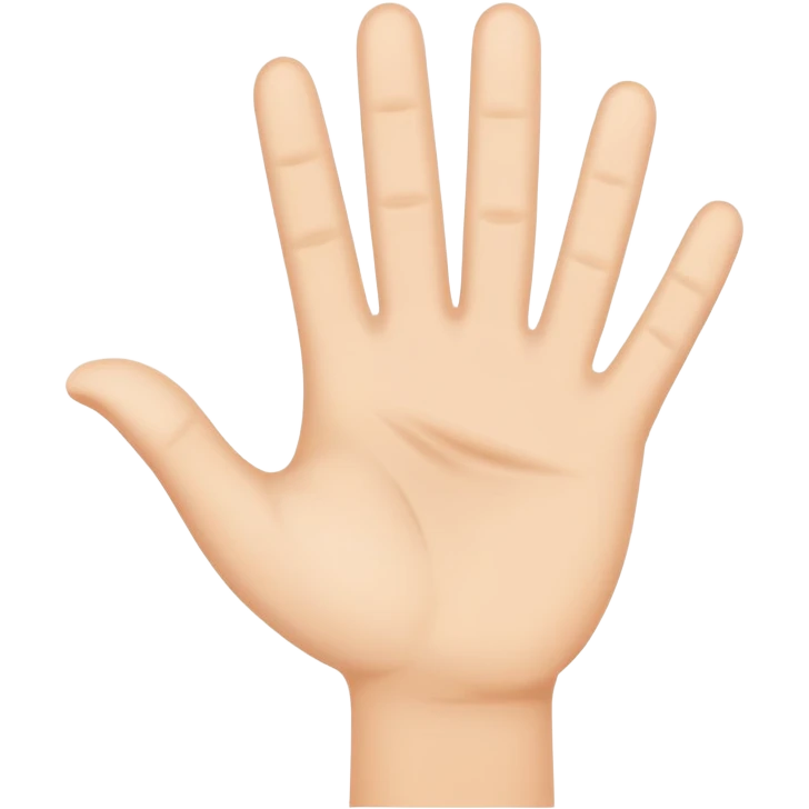 hand waving emoji