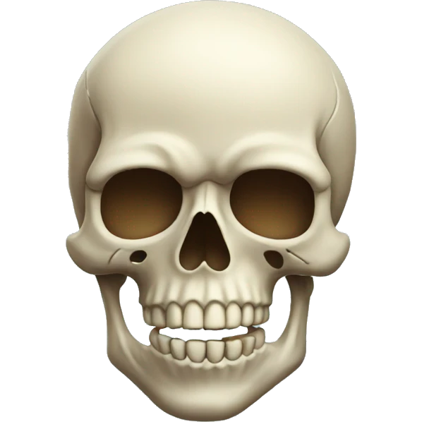 Skull emoji blowing head  emoji