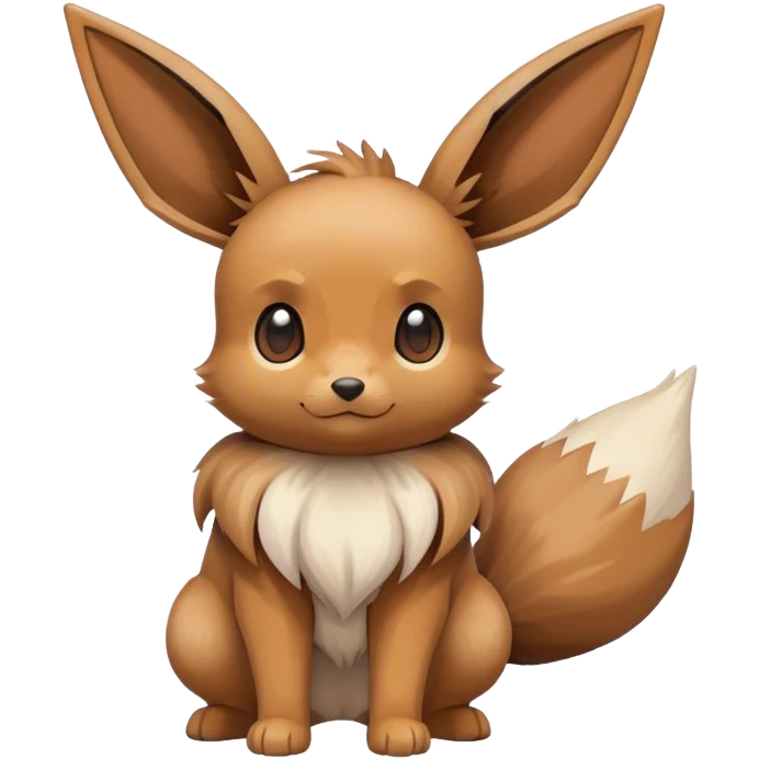 Eevee, full body, high quality emoji