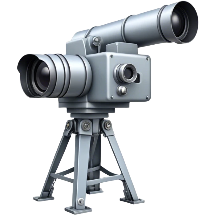 Camera on the end of a crane emoji