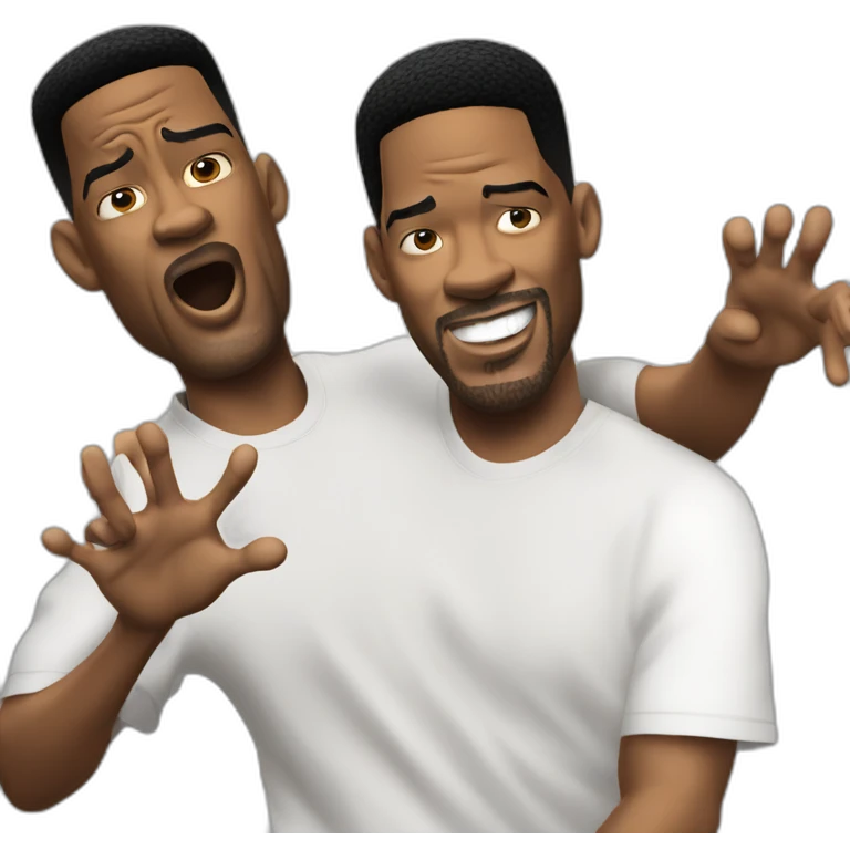 Will Smith slapping Chris rock emoji
